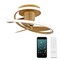 Modern Forms Fans Veloce Indoor Smart Fandelier 2700-3000-4000-5000K LED in Aged Brass FH-D2402-28L-AB - alternate 1